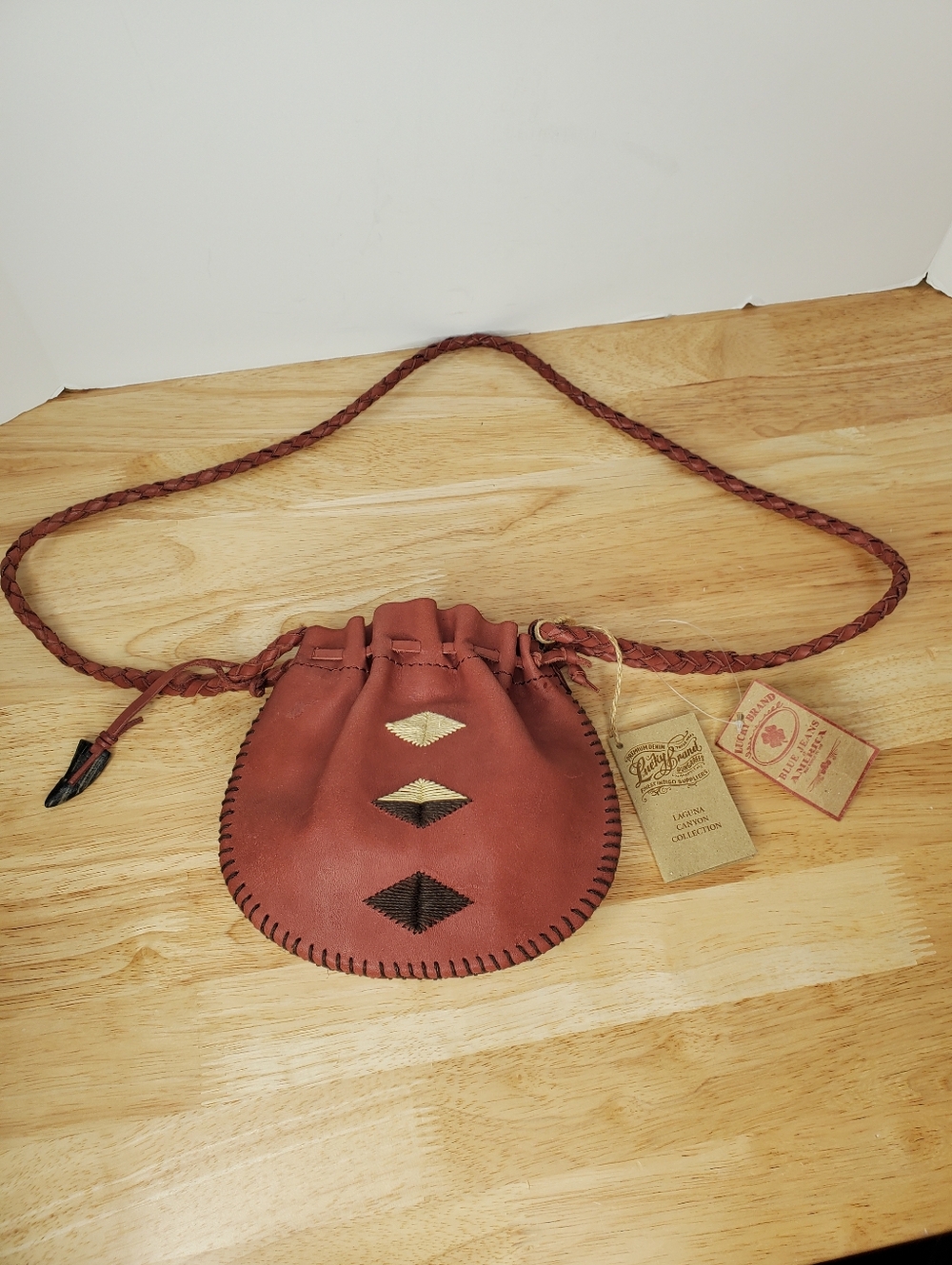 Lucky Brand Laguna Canyon Crossbody Bag Leather Southwestern